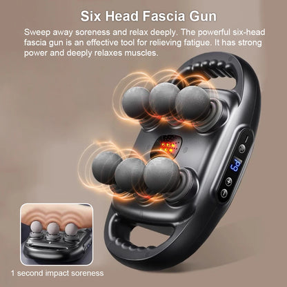 FasciaMax 6-Head Professional Massage Gun